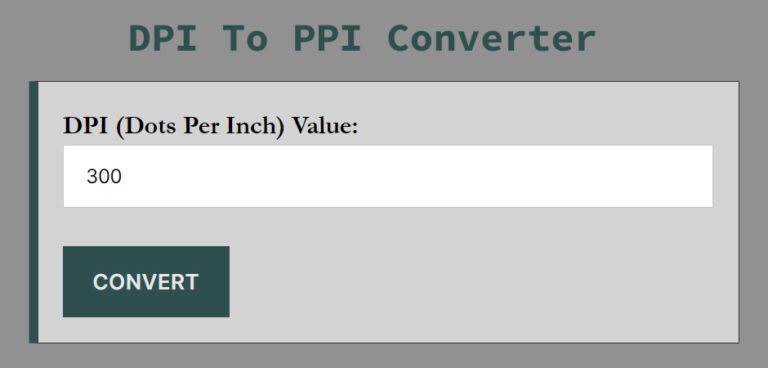 dpi-to-ppi-converter